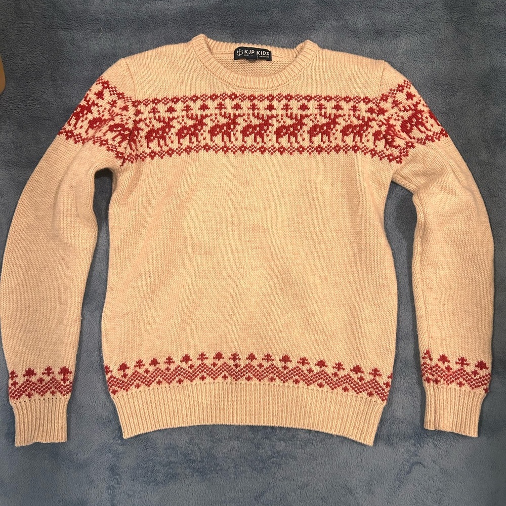 KJP kids Christmas sweater size 10 -